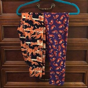 LuLaRoe OS FOX legging Lot 🦊🦊🦊